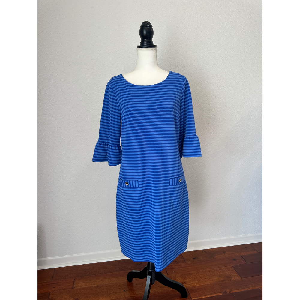 Lilly Pulitzer Striped Alden Dress – Blue Grotto | NWT Size Large